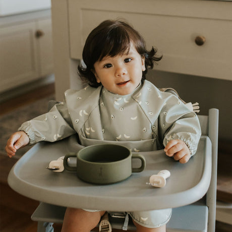 Bavoir Manches Longues Pochette intégrée 2-4ans - Tartine/avocat-Micasso-MSO-CNLES2-AE-ME-CLÉMENT