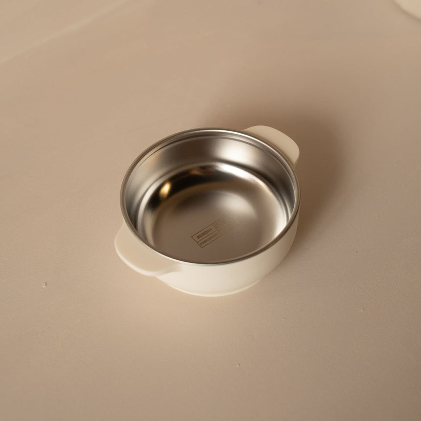 Bol Stainless/silicone - Blanc Crème-Micasso-MSO-HAFBBLC-CLÉMENT