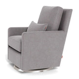 Fauteuil Berçant et Pivotant Como - Pebble Gris / Argent-Monte-MTE-COMO-PEBB-AR-CLÉMENT