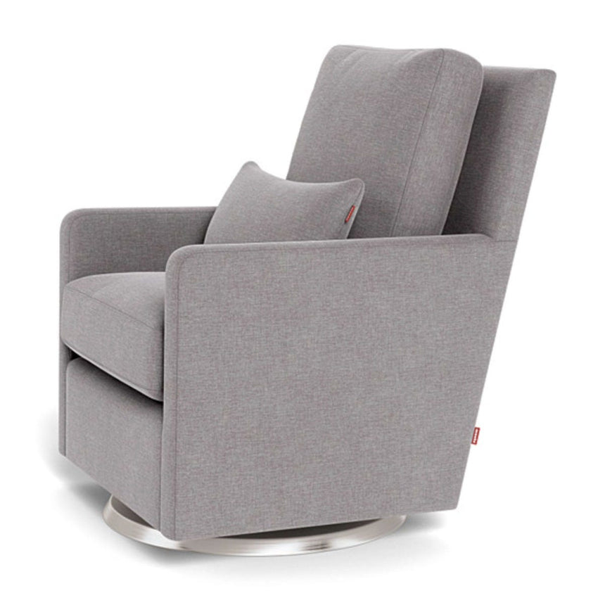 Fauteuil Berçant et Pivotant Como - Pebble Gris / Argent-Monte-MTE-COMO-PEBB-AR-CLÉMENT