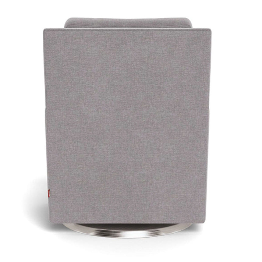 Fauteuil Berçant et Pivotant Como - Pebble Gris / Argent-Monte-MTE-COMO-PEBB-AR-CLÉMENT