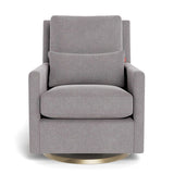 Fauteuil Berçant et Pivotant Como - Pebble Gris / Or-Monte-MTE-COMO-PEBB-OR-CLÉMENT