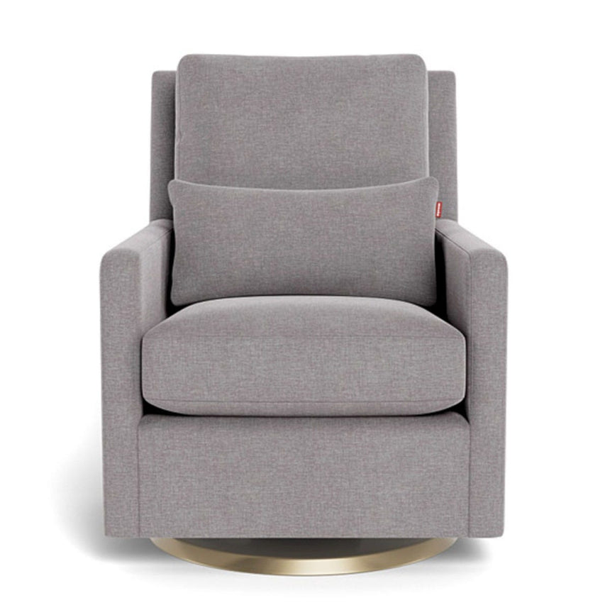 Fauteuil Berçant et Pivotant Como - Pebble Gris / Or-Monte-MTE-COMO-PEBB-OR-CLÉMENT