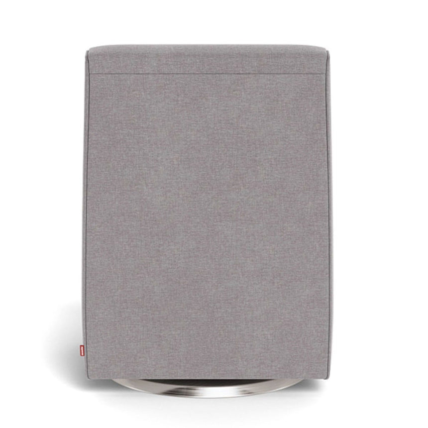 Fauteuil Berçant et Pivotant Luca - Pebble Gris / Argent-Monte-MTE-LUCA-PEBB-AR-CLÉMENT