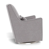 Fauteuil Berçant et Pivotant Luca - Pebble Gris / Argent-Monte-MTE-LUCA-PEBB-AR-CLÉMENT