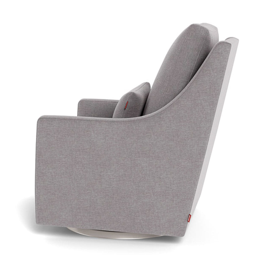 Fauteuil Berçant et Pivotant Vera - Pebble Gris / Argent-Monte-MTE-VERA-PEBB-AR-CLÉMENT