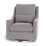 Fauteuil Berçant et Pivotant Vera - Pebble Gris / Argent-Monte-MTE-VERA-PEBB-AR-CLÉMENT