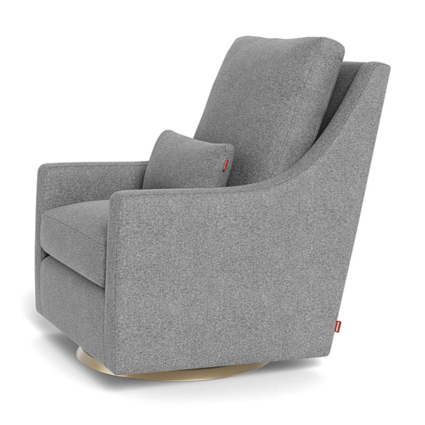 Fauteuil Berçant et Pivotant Vera - Pepper Gris / Or-Monte-MTE-VERA-PEPPE-O-CLÉMENT