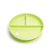 Assiette à Compartiment Ventouse - Vert-Munchkin-MUN-28296-VERT-CLÉMENT