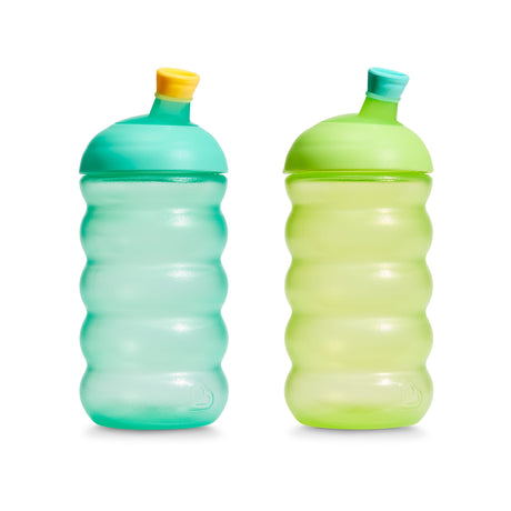 Gobelet antifuite Click Lock - Bleu/vert, 10 oz-Munchkin-MUN-28710P-CLÉMENT