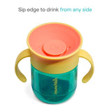 Tasse Gobelet d’Apprentissage Miracle 360° 7 oz - Corail-Munchkin-MUN-28791-CORAL-CLÉMENT