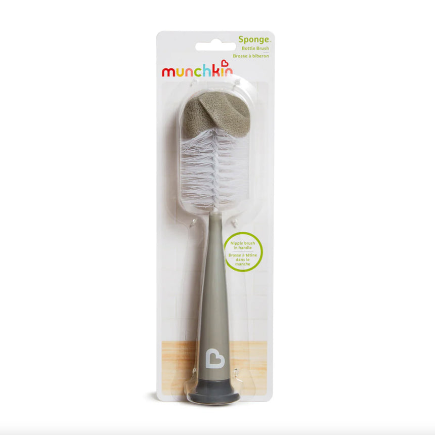 Brosse Éponge pour Bouteille - Gris-Munchkin-MUN-38105-CLÉMENT