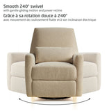 Fauteuil pivotant, coulissant et inclinable avec veilleuse Ansel - Lin-Maxi-Cosi-MXI-NS023CLIN-CLÉMENT
