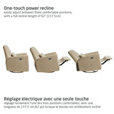 Fauteuil pivotant, coulissant et inclinable avec veilleuse Ansel - Lin-Maxi-Cosi-MXI-NS023CLIN-CLÉMENT