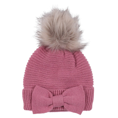Tuque Tricot Boucle 2-6ans-Nano-Rose-2-4-NAN-F26TU1252-2-CLÉMENT