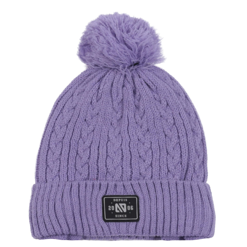 Tuque Tricot Lara 7-14ans-Nano-Lilas-7-14 ans-NAN-F26TU258-3-CLÉMENT