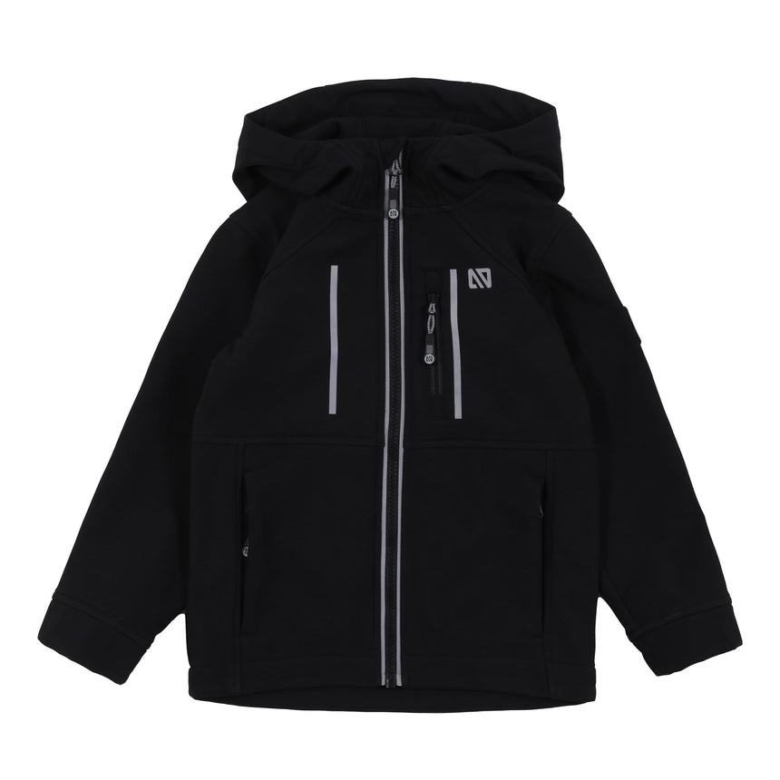 Manteau Coquille Souple 4-14ans-Nano-Noir-4-NAN-S26M1401-2-CLÉMENT