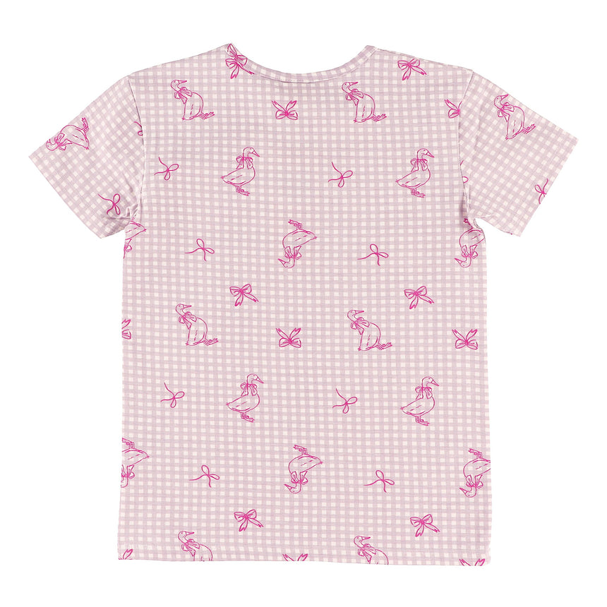 T-shirt Vichy Canard 2-8ans-Camp by Birdz-NAS-CLSPKG677-PD-CLÉMENT