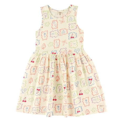 Robe Carte Postale 2-8ans-Camp by Birdz-Ivoire-2-NAS-CLSPKG684-BP-CLÉMENT