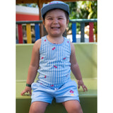 Short Ouaté Fleurs 2-8ans-Camp by Birdz-NAS-CLSPKG691-BL-CLÉMENT