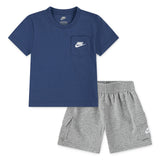 Ensemble T-shirt Poche 2-7ans-Nike-Gris-2T-NIK-6MN041-042-2-CLÉMENT