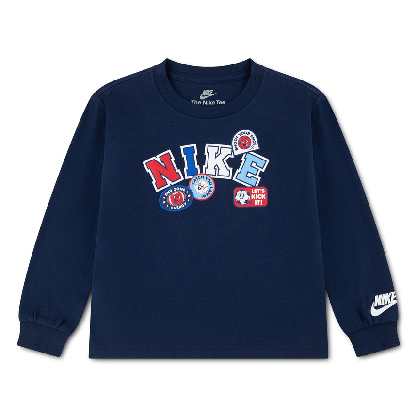 T-shirt Manches Longues Nike Graphique 2-4t-Nike-Marine-2T-NIK-76P340-U90-CLÉMENT
