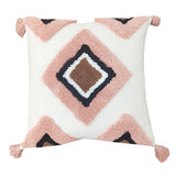 Coussin Texturé Losange Rose-NOSTALGIA-NOS-880-023-CLÉMENT