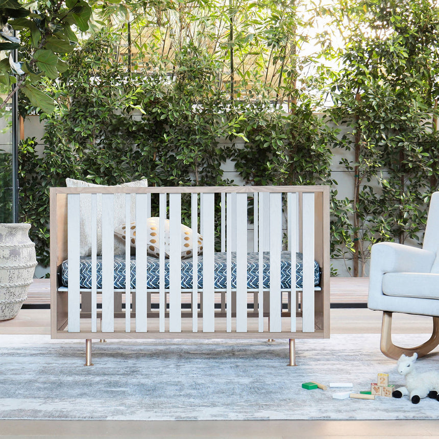 Couchette Novella avec kit de conversion - Frêne teinté / Ivoire-Nursery Works-NWS-NW15001AY-CLÉMENT