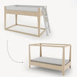 Lit Simple Nest Perch - Naturel/ Blanc-Oeuf-OEU-1PNB01-CLÉMENT