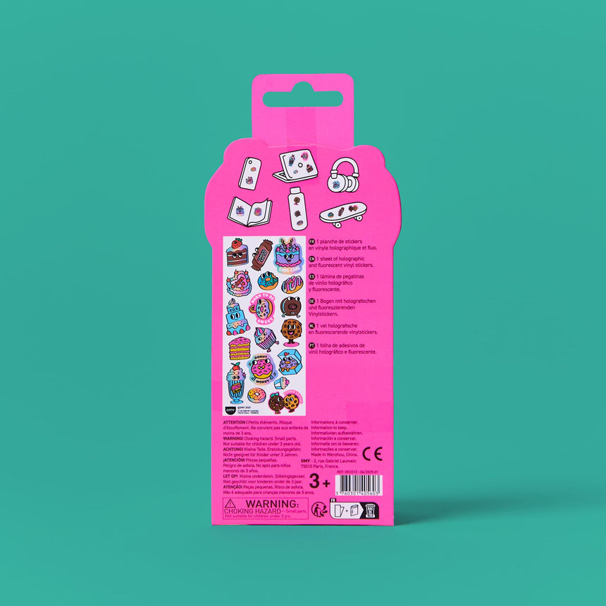 Autocollants Fabuleux Iconic - Donuts-OMY World-OMY-DECO12-CLÉMENT