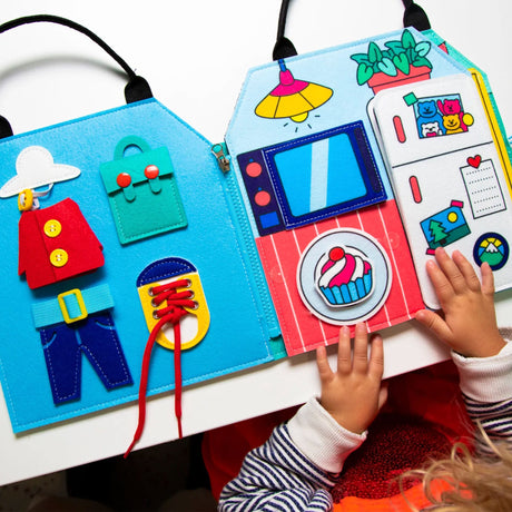 Ensemble de Jeu Montessori - Ma Journée-OMY World-OMY-FELT01-CLÉMENT