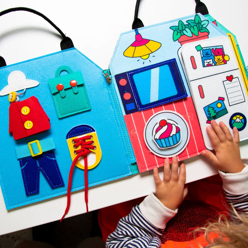 Ensemble de Jeu Montessori - Ma Journée-OMY World-OMY-FELT01-CLÉMENT