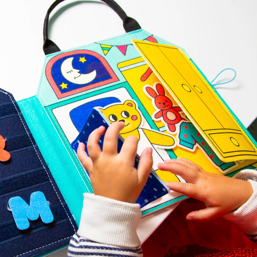 Ensemble de Jeu Montessori - Ma Journée-OMY World-OMY-FELT01-CLÉMENT