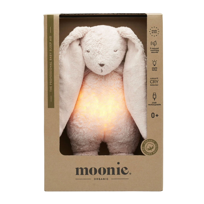 Peluche Sonore avec Veilleuse Moonie 2.0 - Lapin Rose-Moonie-OON-KR02-CLÉMENT