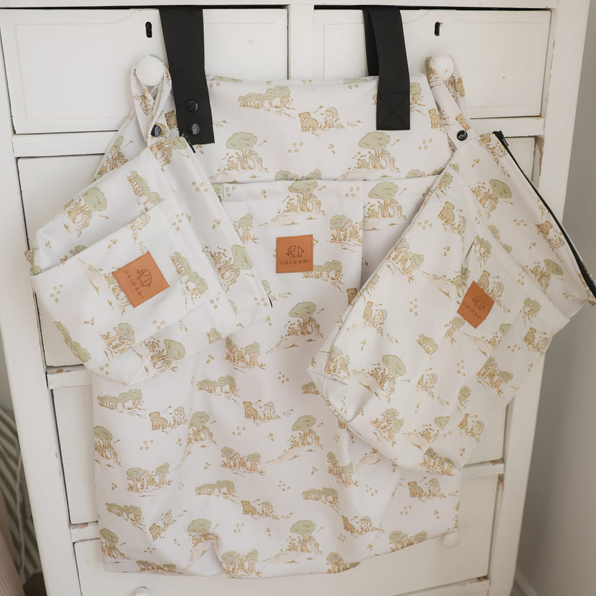 Sac de Lavage Large - Ours-Origami-OR3-LBAG0036-CLÉMENT