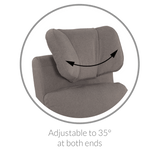 Fauteuil Berçant Inclinable Pivotant Hailey Beyond Sheep Cream avec Mécanisme Électrique-Jaymar BB-JAM-527-BEYON-14-CLÉMENT