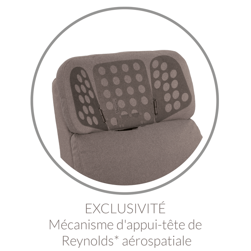 Fauteuil Berçant Inclinable Pivotant Hailey Beyond Sheep Vanilla avec Mécanisme Électrique-Jaymar BB-JAM-527-BEYON-11-CLÉMENT