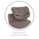 Fauteuil Berçant Inclinable Pivotant Hailey Arlo Beige avec Mécanisme Électrique (Tissu résistant aux taches)-Jaymar BB-JAM-527-ARLO-96-CLÉMENT