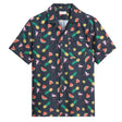 Chemise Imprimée Tropical 8-16ans-Public Beach-Charcoal-8-PBE-PB8231JR-CHA-CLÉMENT
