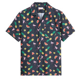Chemise Imprimée Tropical 8-16ans-Public Beach-Charcoal-8-PBE-PB8231JR-CHA-CLÉMENT