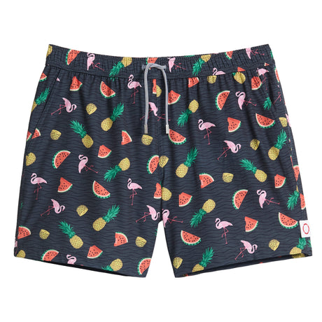 Maillot Short Tropical 8-16ans-Public Beach-Charcoal-8-PBE-PB8631JR-CHA-CLÉMENT