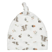 Chapeau À Noeud 0-3mois - Écureuils-Perlimpinpin-Beige-0-3 m-PE2-BB33612-SQ-CLÉMENT