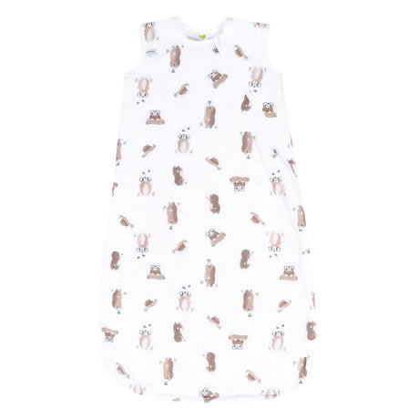 Sac de Nuit Mousseline 0-36mois - Taupe-Perlimpinpin-Blanc-0-6 m-PE2-MS606A-TA-CLÉMENT