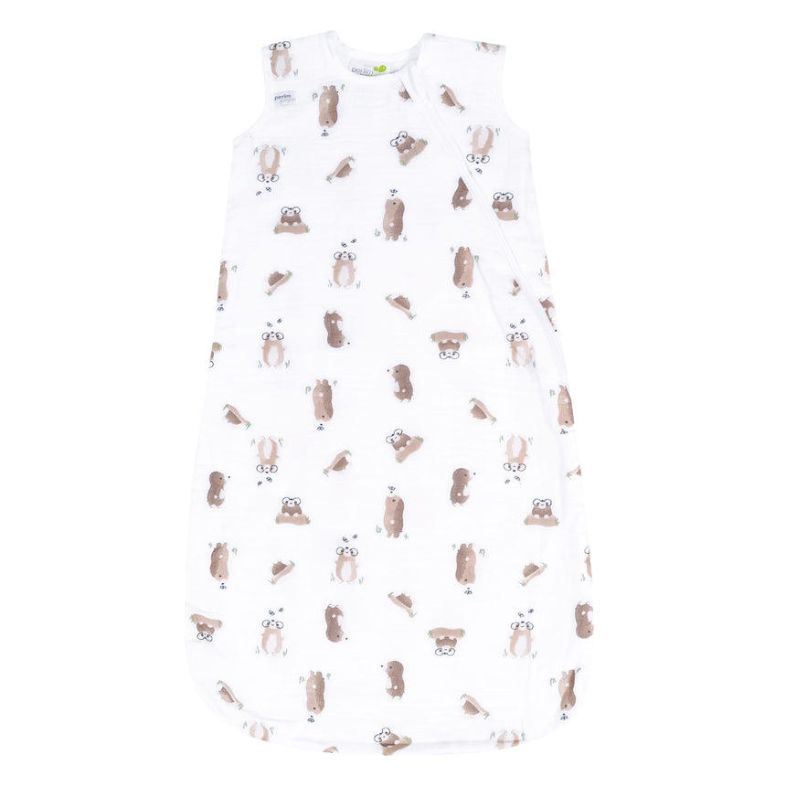 Sac de Nuit Mousseline 0-36mois - Taupe-Perlimpinpin-Blanc-0-6 m-PE2-MS606A-TA-CLÉMENT
