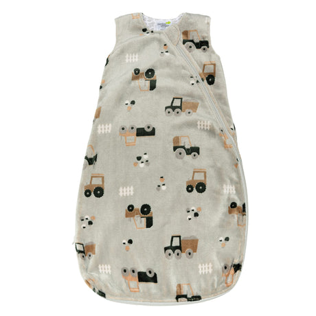 Sac de Nuit Peluche 0-36mois - Camions-Perlimpinpin-Sauge-0-6 m-PE2-NB204P-CLÉMENT