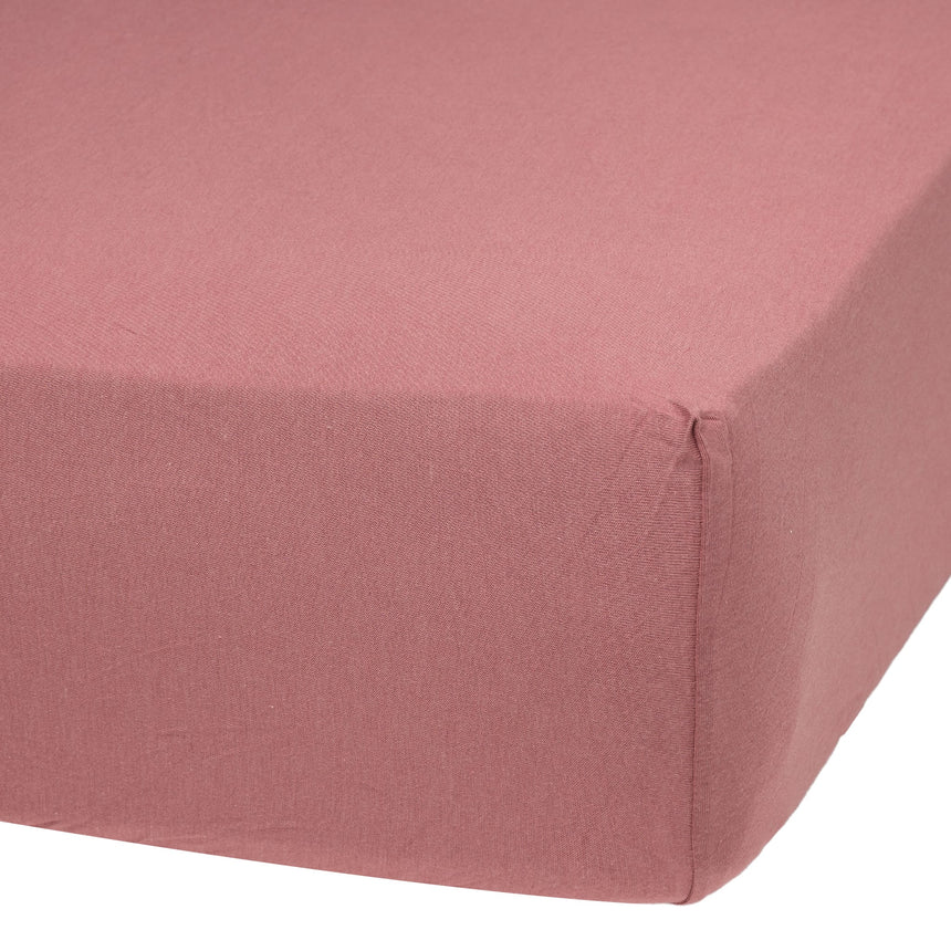Drap Contour pour Lit de Bébé - Bambou - Framboise-Perlimpinpin-PER-BB20-FRA-CLÉMENT
