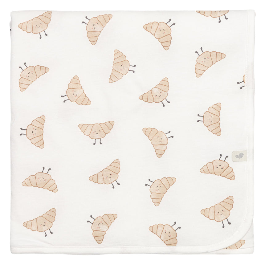 Couverture en Bambou - Croissants-Perlimpinpin-PER-BB3335-CL2-CLÉMENT
