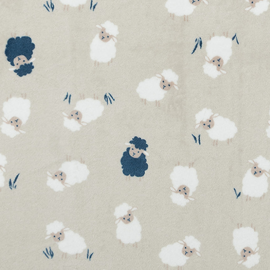 Couverture Peluche Moutons - Édition Spéciale Laura Lémerveil-Perlimpinpin-PER-BL213P-CLÉMENT