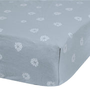 Drap Contour pour lit de Bébé - Marguerites-Perlimpinpin-PER-FL20A-MA-CLÉMENT