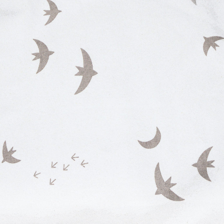 Drap Contour pour lit de Bébé - Oiseaux-Perlimpinpin-PER-FL20A-OI-CLÉMENT